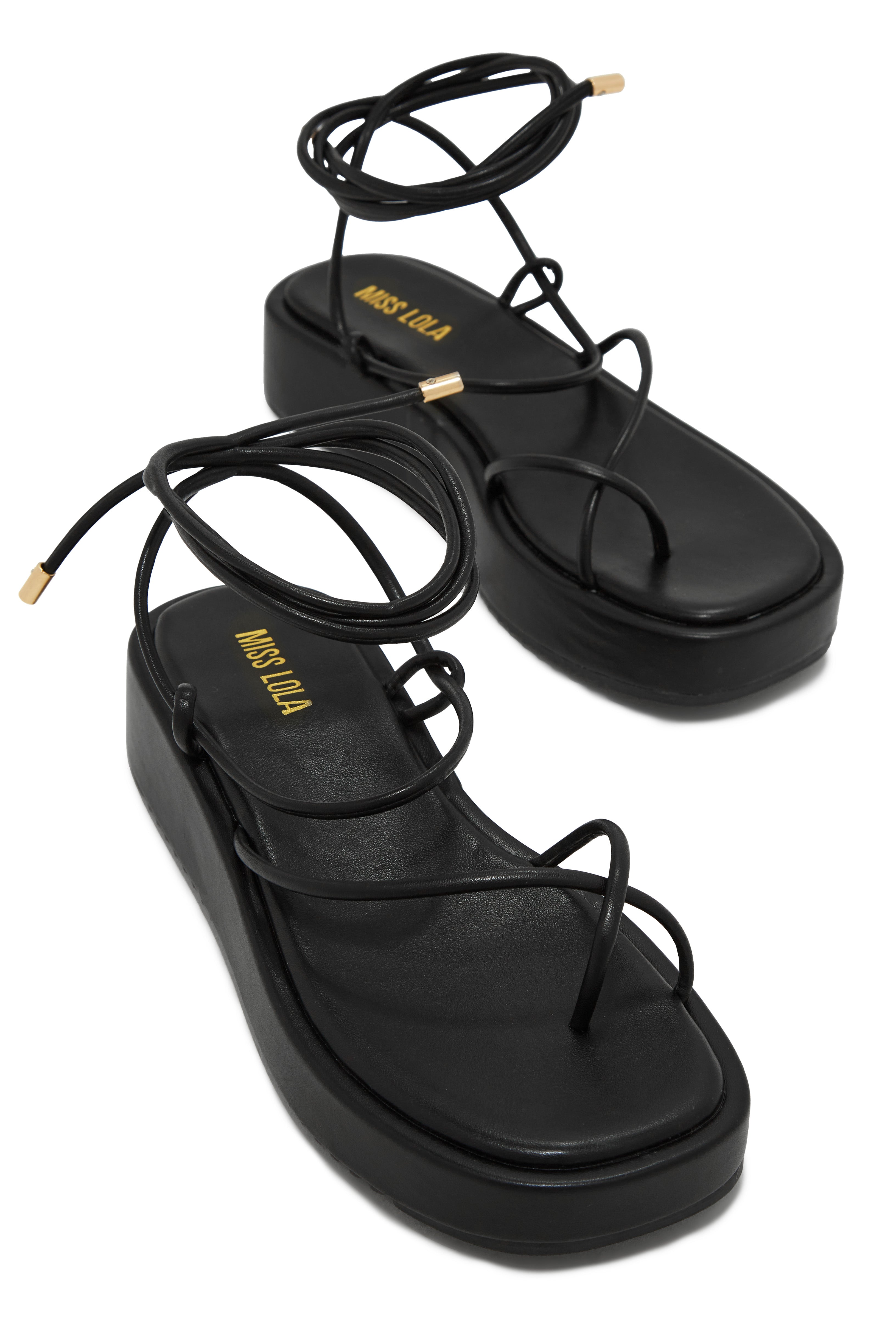 Miss store black sandals