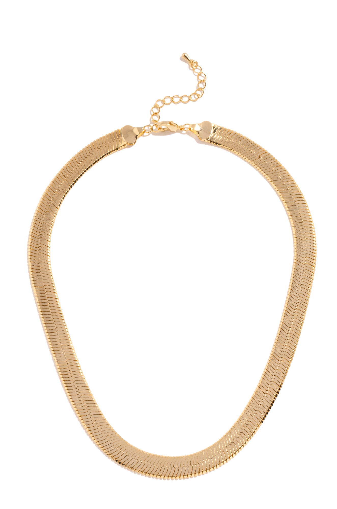 Gold Thick Snake Chain Necklace