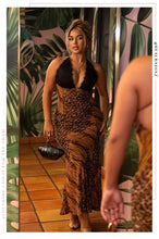 Load image into Gallery viewer, Carla Maxi Dress - Leopard
