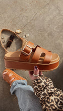 Load image into Gallery viewer, Resort Getaway Slip On Chunky Sandals - Tan
