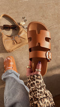 Load image into Gallery viewer, Resort Getaway Slip On Chunky Sandals - Tan
