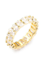 Load image into Gallery viewer, Gold-Tone Embellished Band Ring
