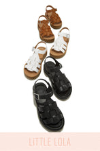 Load image into Gallery viewer, Summer Vacation Kids Flat Sandals - Black
