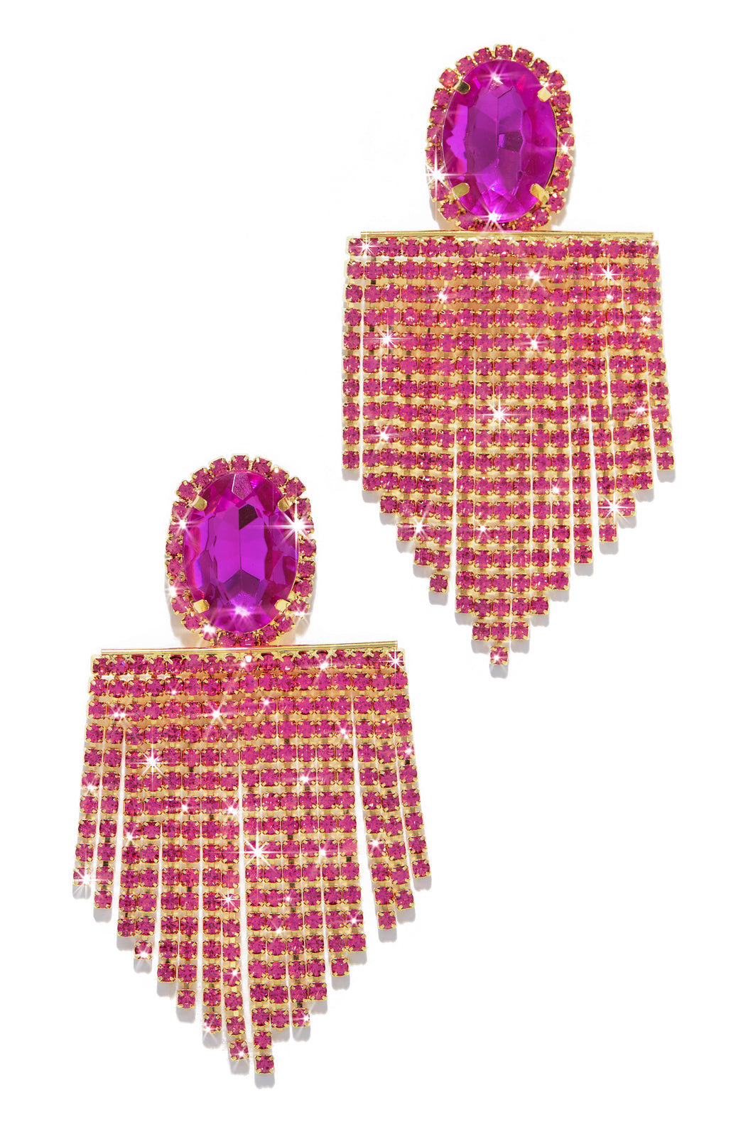 Tassel Holiday Pink Earrings