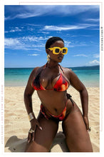 Load image into Gallery viewer, Isarya Two Piece Bikini Set - Red Multi
