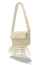 Load image into Gallery viewer, Cream Beaded Shoulder Bag
