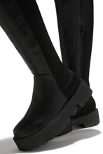 Load image into Gallery viewer, Maite Over The Knee Flat Boots - Black
