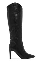 Load image into Gallery viewer, Portia Knee High Heel Boots - Brown
