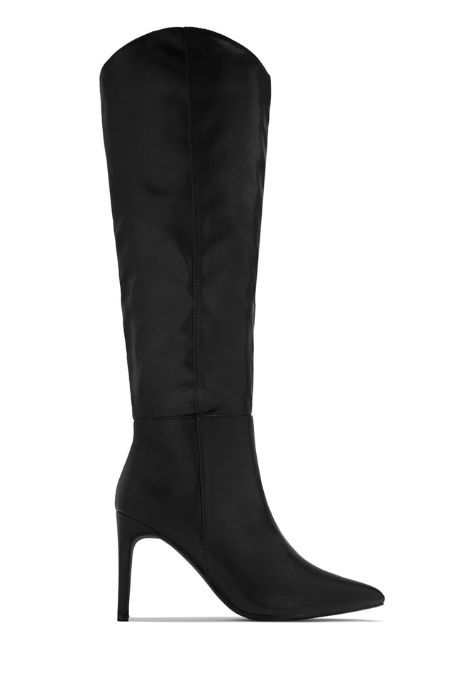 Load image into Gallery viewer, Portia Knee High Heel Boots - Brown
