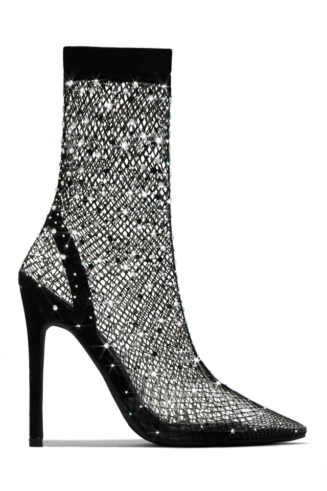 Fishnet on sale ankle boots