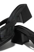 Load image into Gallery viewer, Talia Block Heel Mules - Black
