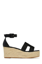 Load image into Gallery viewer, Weekend Cruise Espadrille Platform Sandals - Tan
