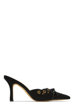 Load image into Gallery viewer, Jasmyn Mid Heel Mule Pumps - Leopard
