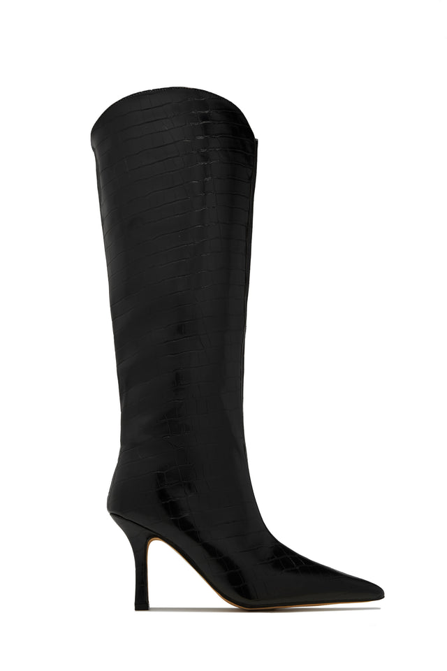 Load image into Gallery viewer, Shyla Knee High Boots - Black
