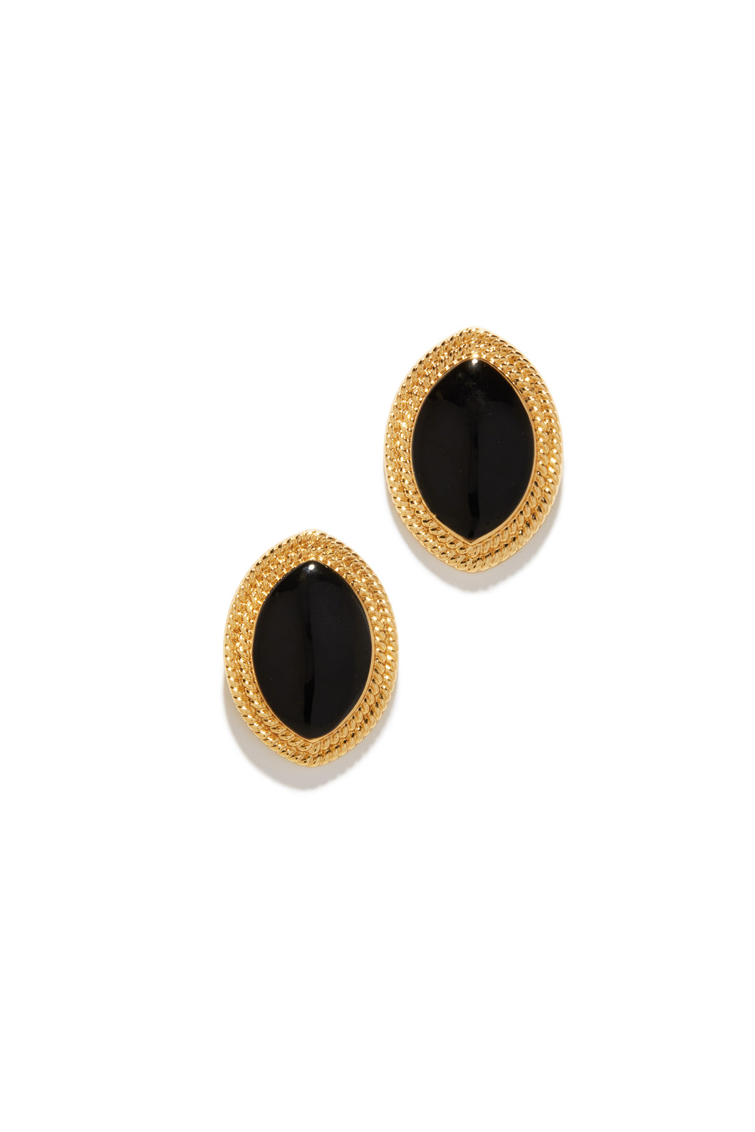 Cecelie Statement Earring - Black