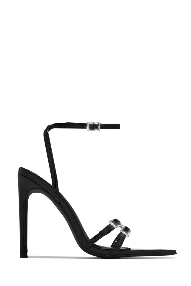 Load image into Gallery viewer, Glamorous Party Embellished High Heels - Black
