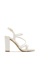 Load image into Gallery viewer, Victoria Block Heels - White
