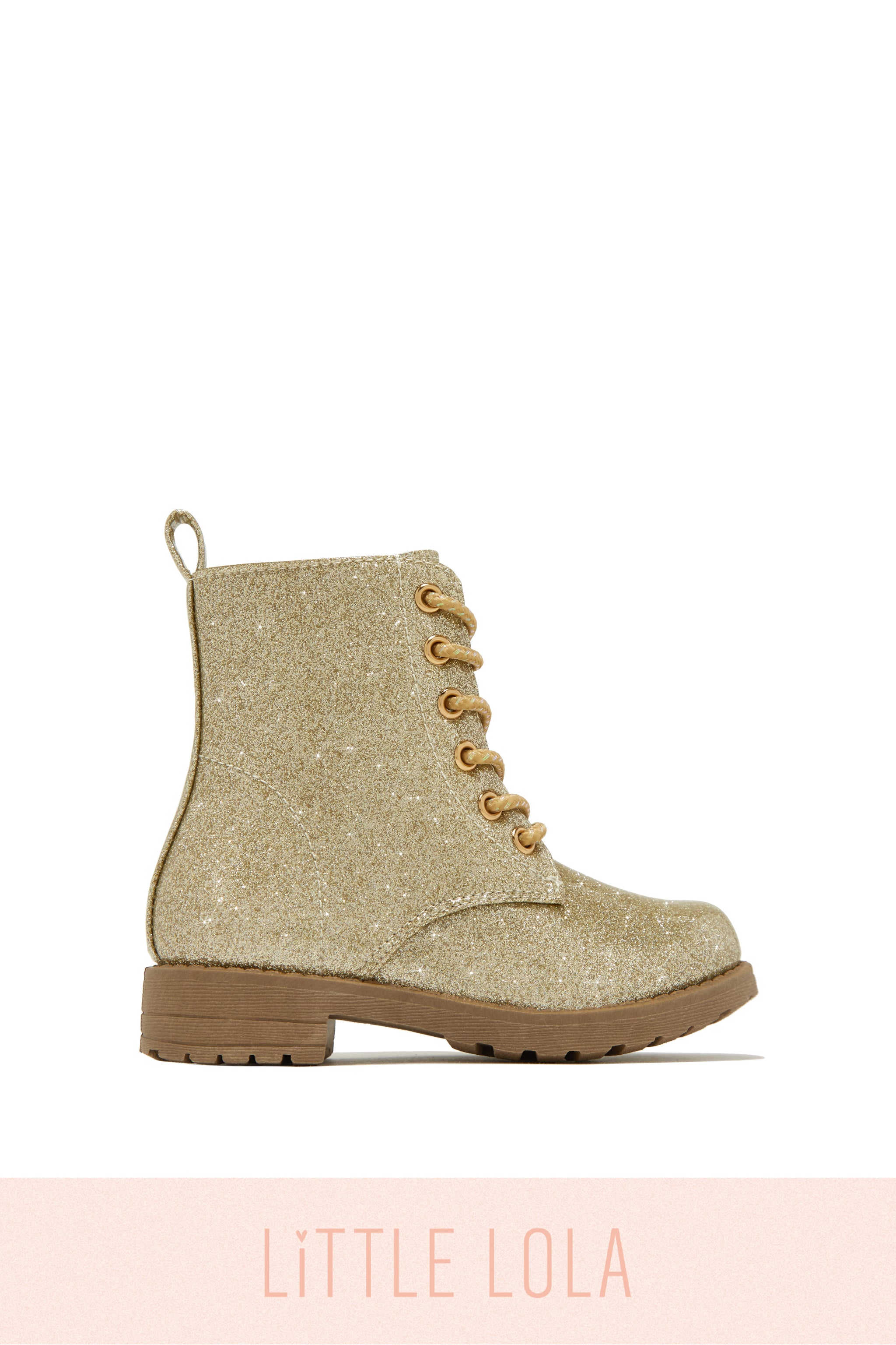 Gold glitter boots fashion