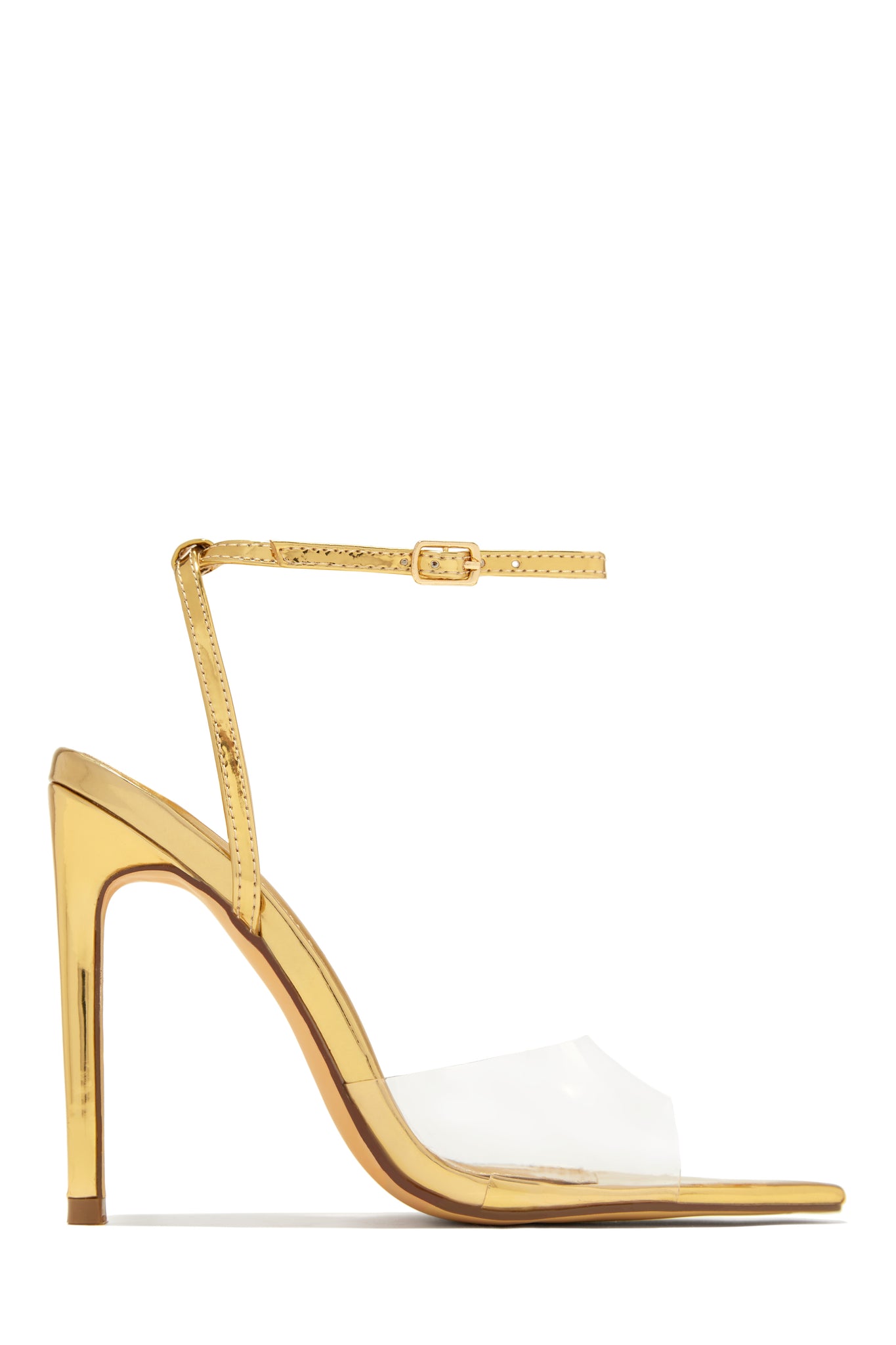 Strap gold clearance heels