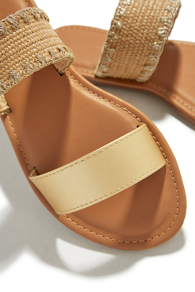 Load image into Gallery viewer, Janice Slip On Sandals - Gold
