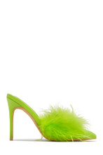 Load image into Gallery viewer, Pointed Toe Green Mules
