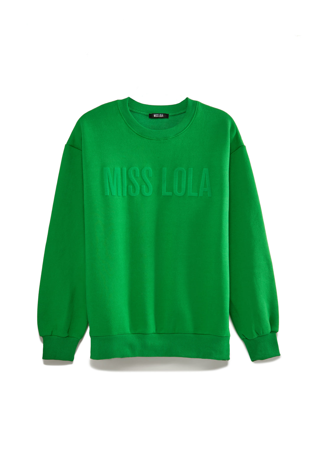 Miss Lola Exclusive Crewneck Sweater - Green