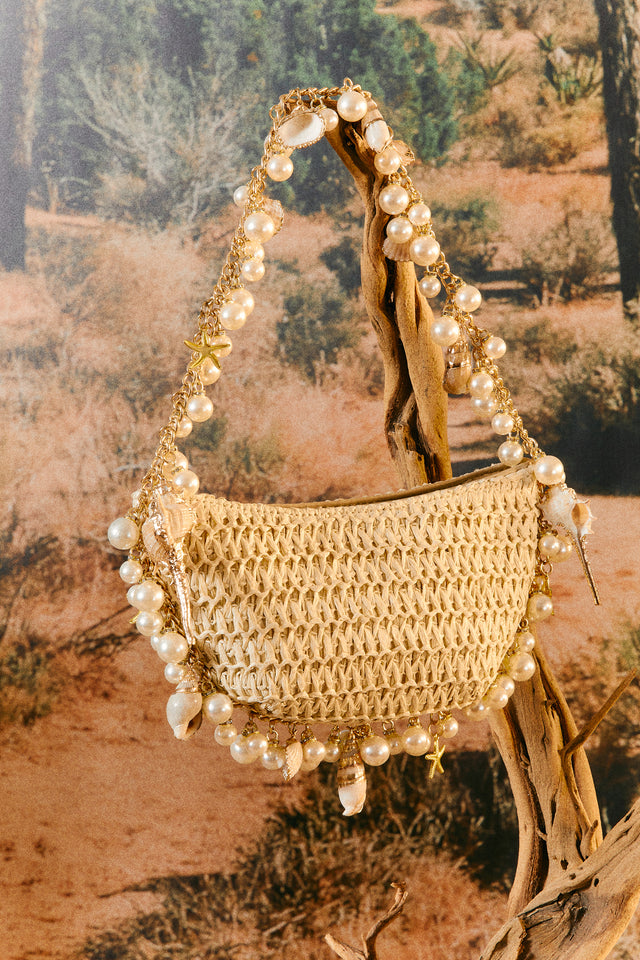 Load image into Gallery viewer, Shell Pearl Shoulder Bag
