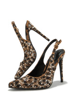 Load image into Gallery viewer, Leopard Slingback Pump Heels
