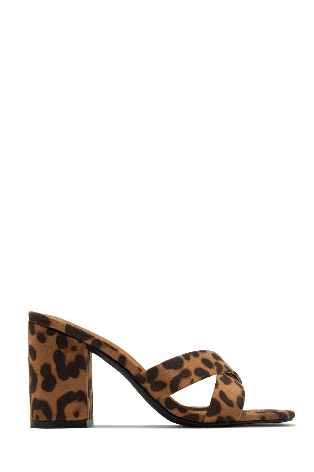 Brown Leopard Heels