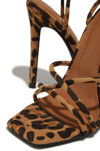 Load image into Gallery viewer, Holly Lace Up Strappy Heels - Leopard
