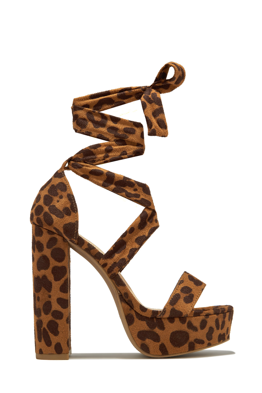 Jodi Block Heel Platforms - Leopard