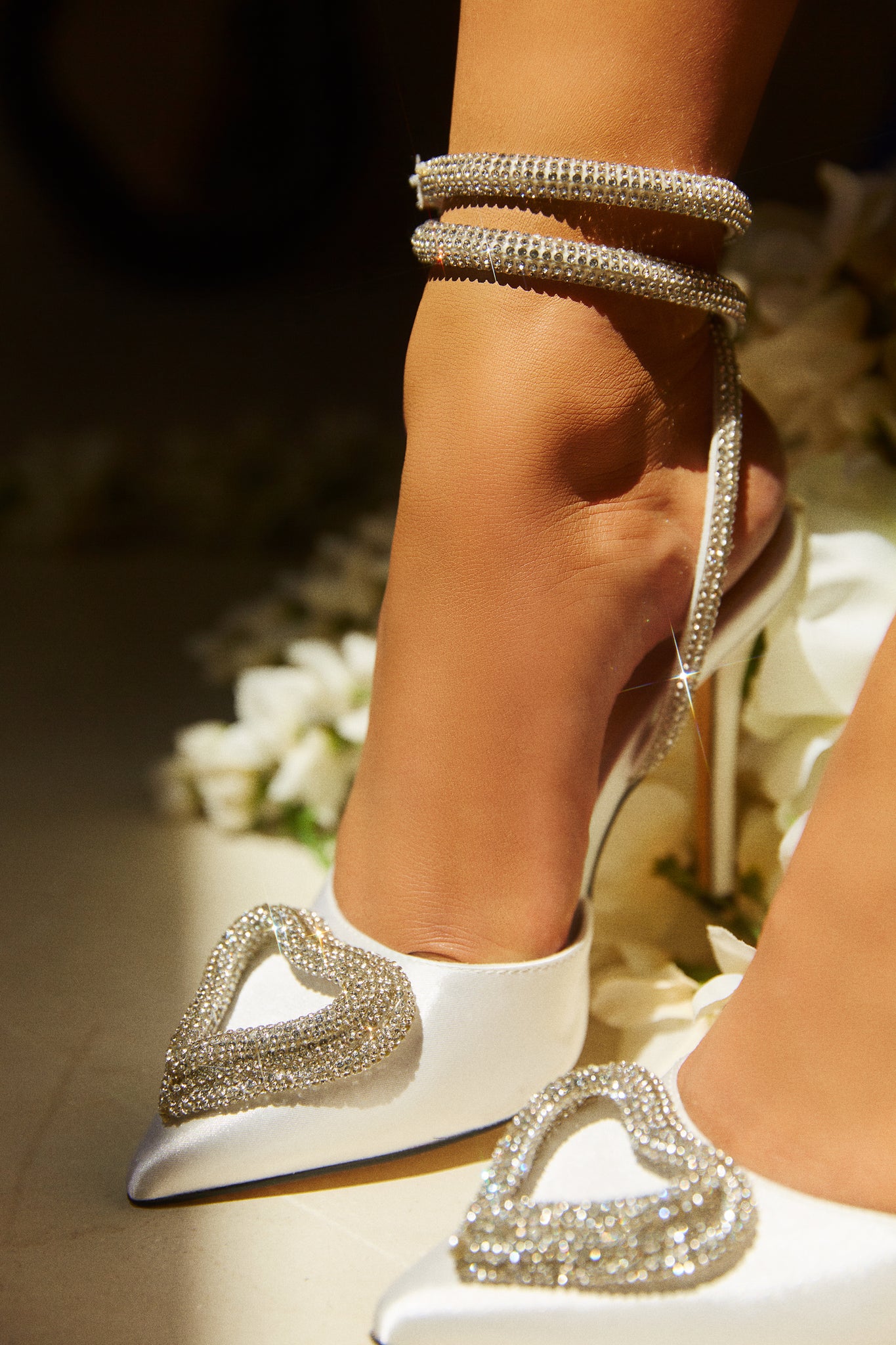 white high heels | Envious Fashions