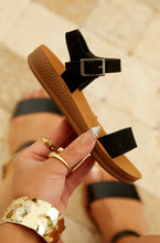 Load image into Gallery viewer, Mini Haley Sandals - Black
