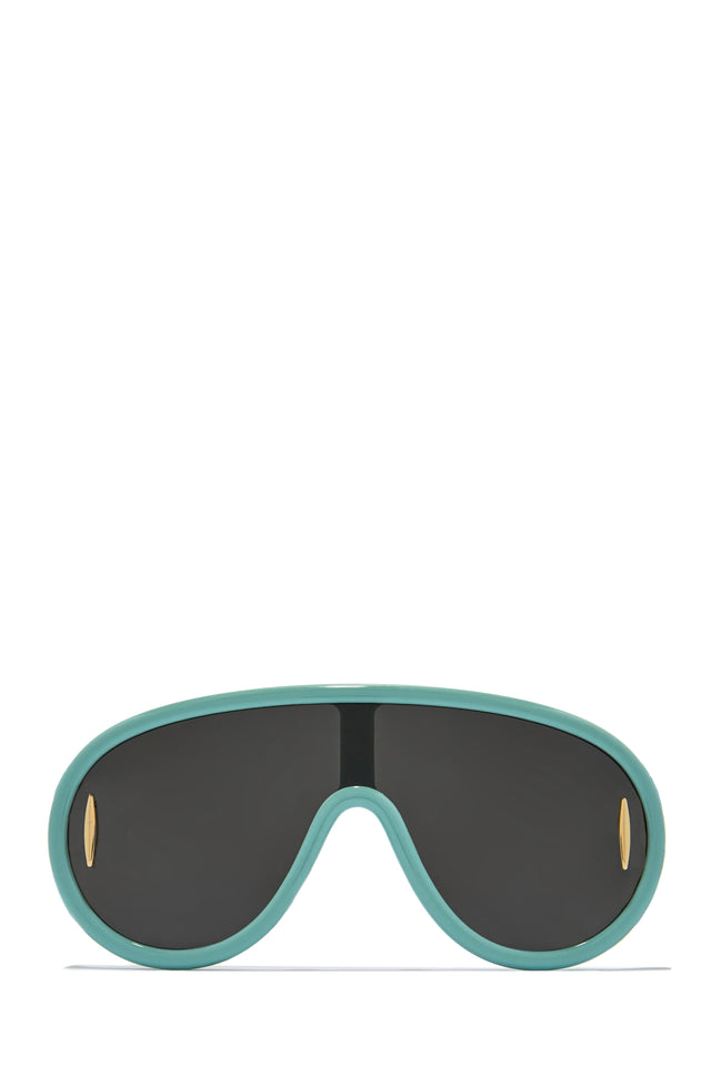 Load image into Gallery viewer, Oversized Mint Sunglasses
