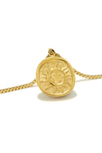 Load image into Gallery viewer, Embossed Sun and Moon Necklace
