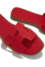 Load image into Gallery viewer, Bianka Slip On Sandals - Red
