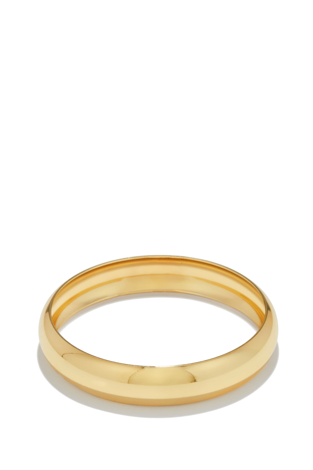 Thick Gold Bangle