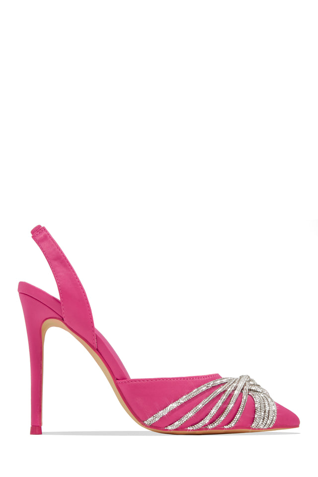 Load image into Gallery viewer, Pink Embellished Heels
