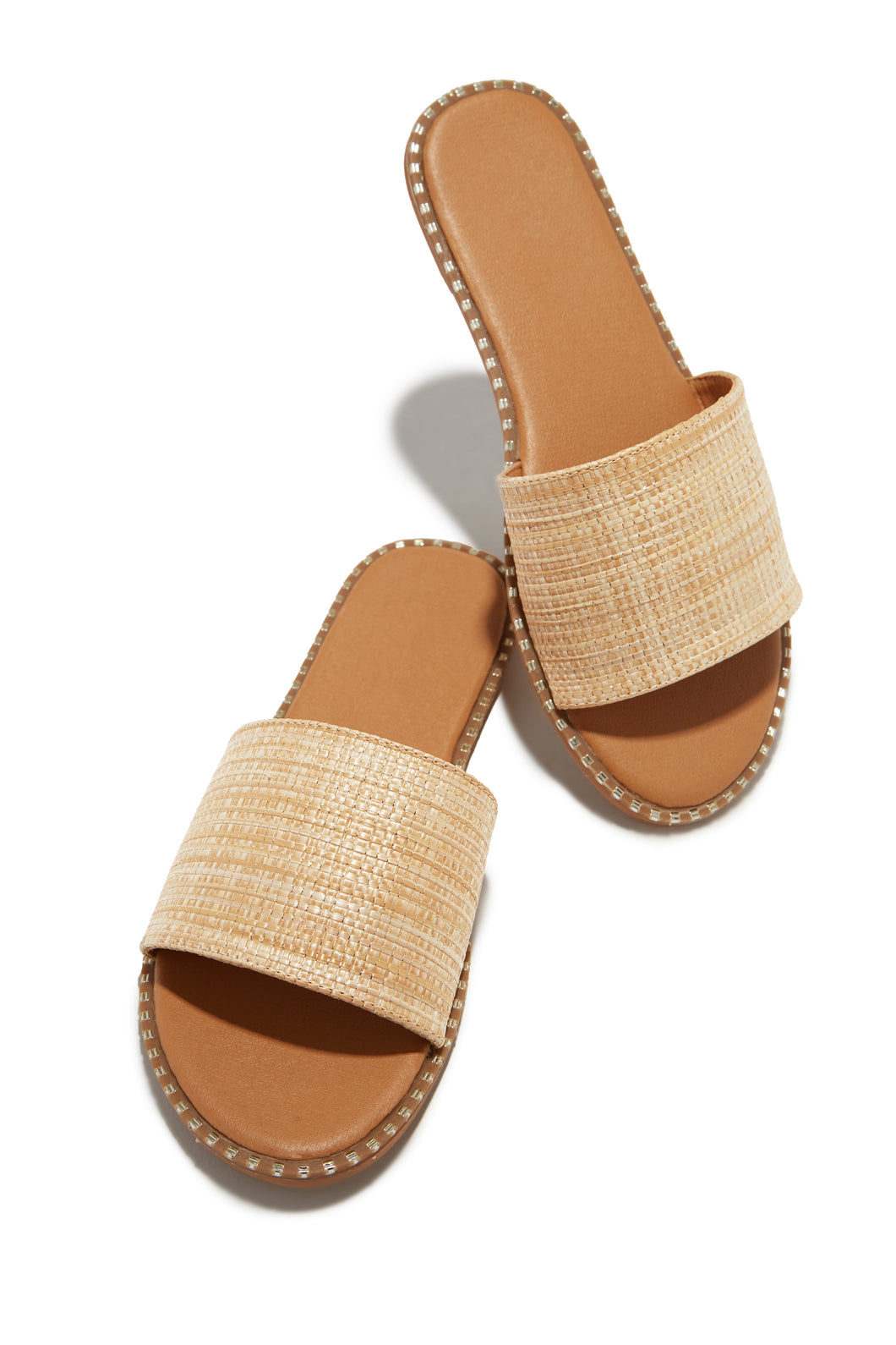 Natural Slip On Sandals