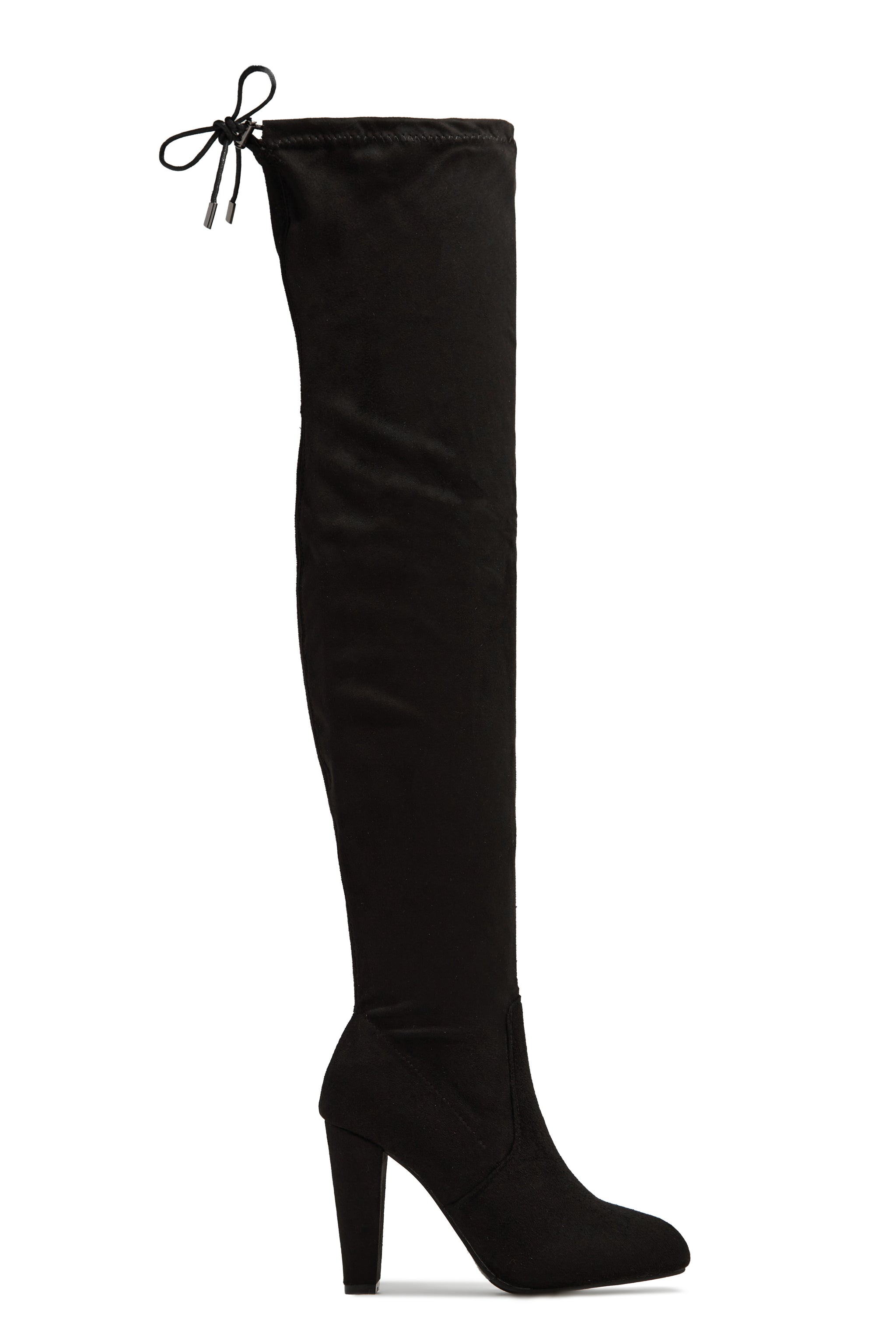 Trendy No Boundaries Black Boots MISS LOLA