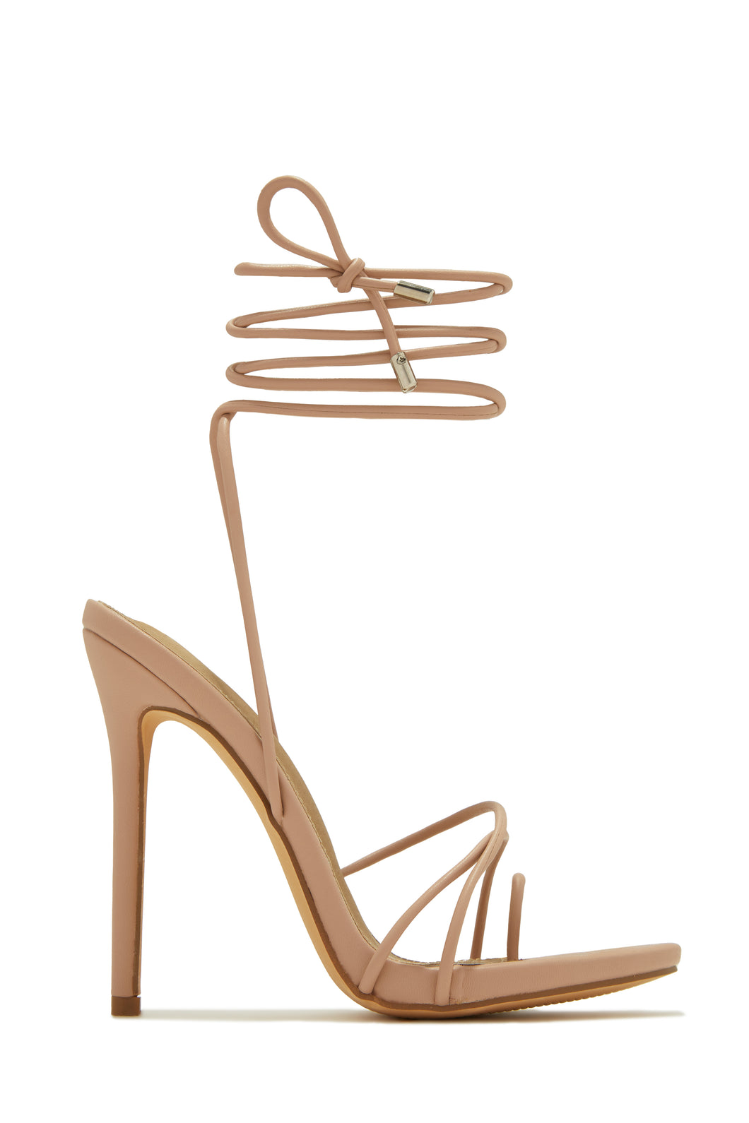 Nude Open Toe High Heel