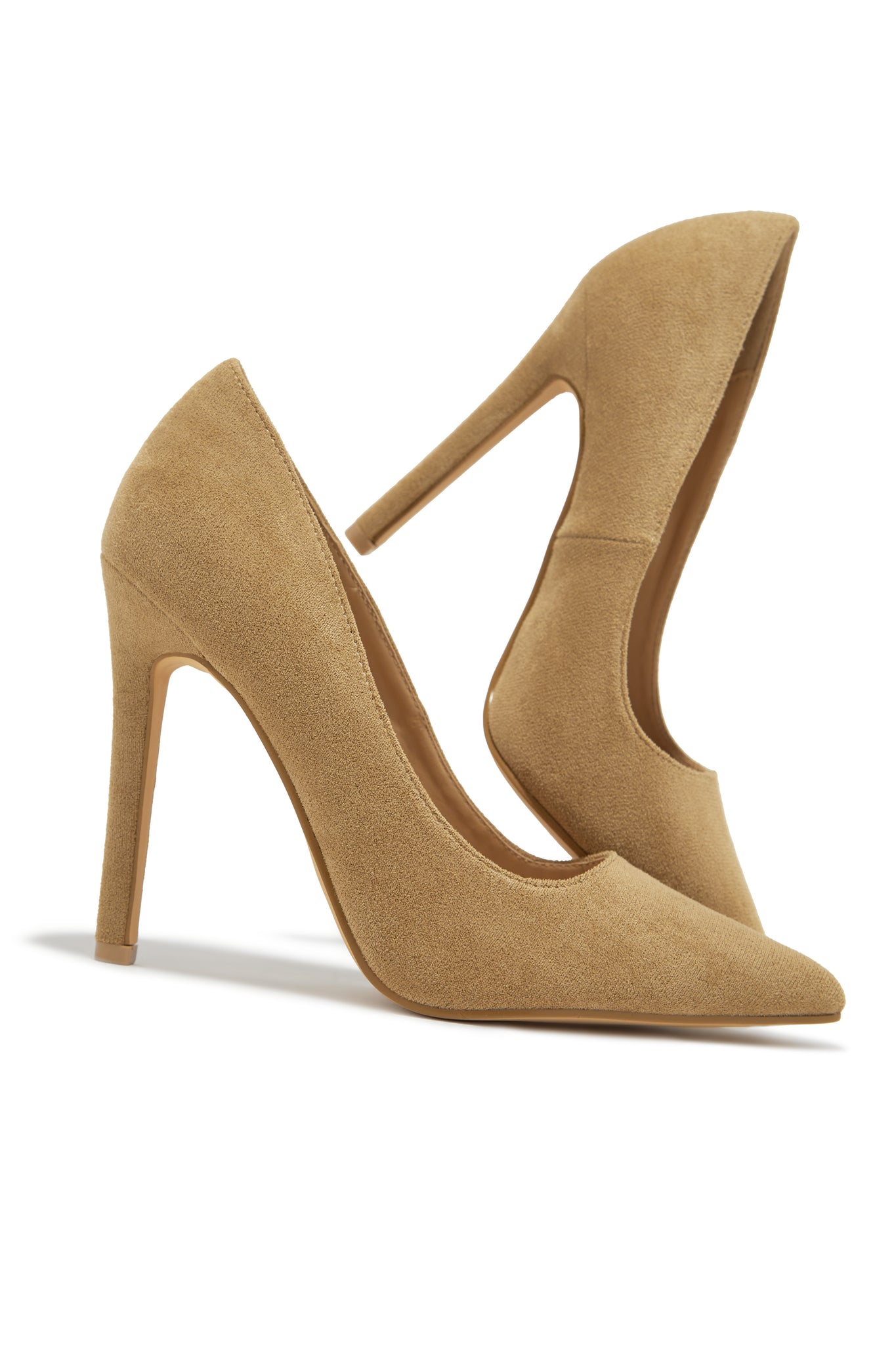 Miss Lola | Aylene Camel High Heel Pumps – MISS LOLA