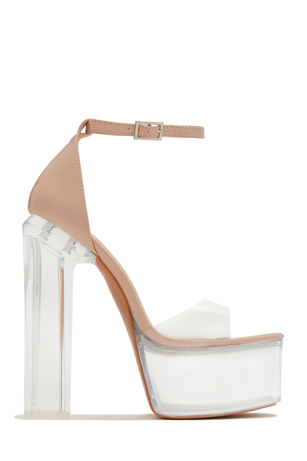 Nude Platform High Heels