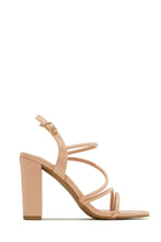 Load image into Gallery viewer, Victoria Block Heels - Nude
