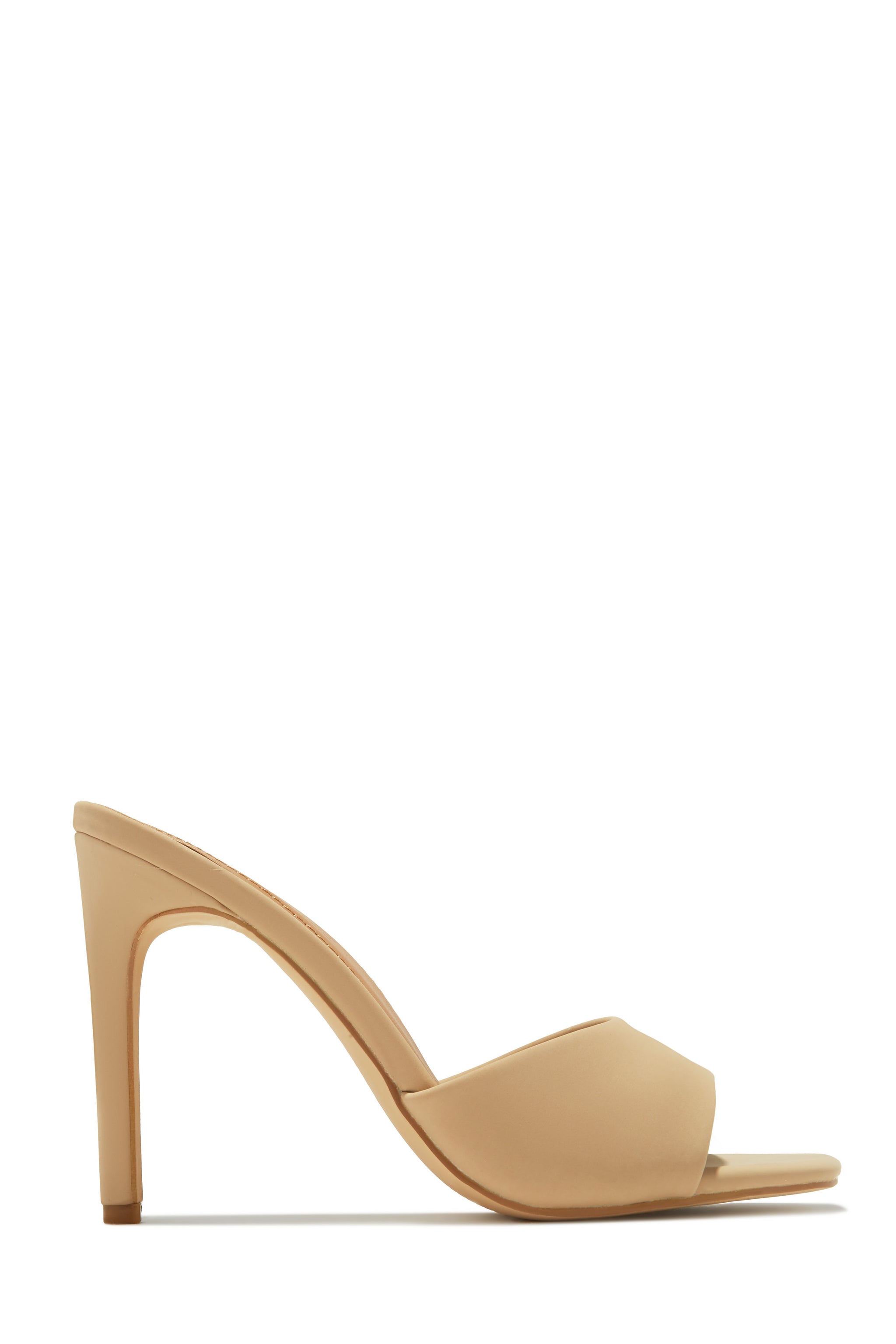 Verena High Heel Mules Nude