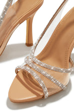 Load image into Gallery viewer, Mallory Embellished High Heels - Nude
