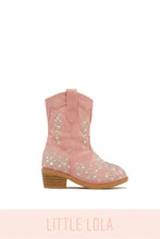 Load image into Gallery viewer, Mini Frankie Embellished Cowgirl Boots - Pink
