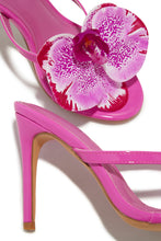 Load image into Gallery viewer, Pink Flower High Heel Mules
