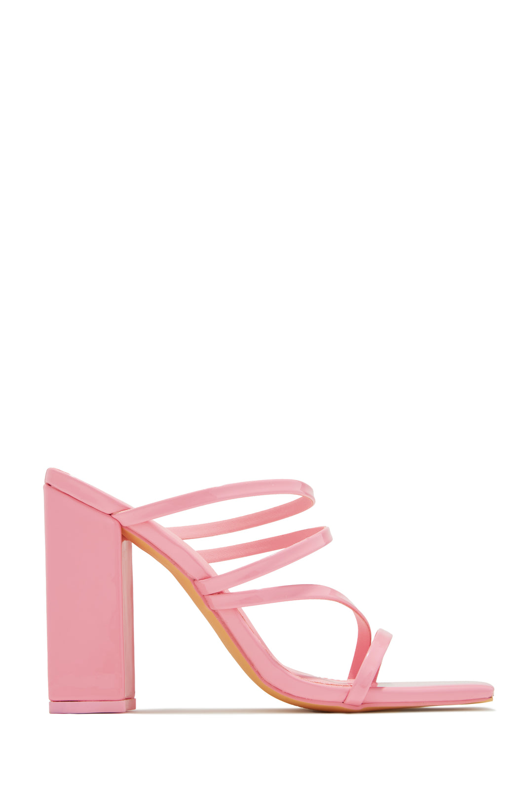 Jaziel Block Heel Mules - Pink