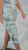 Blue printed maxi dress on model video